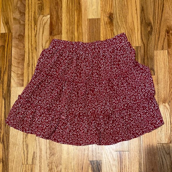 2/$30| High Waist Ruffle Swing Mini Skirt - Picture 7 of 8